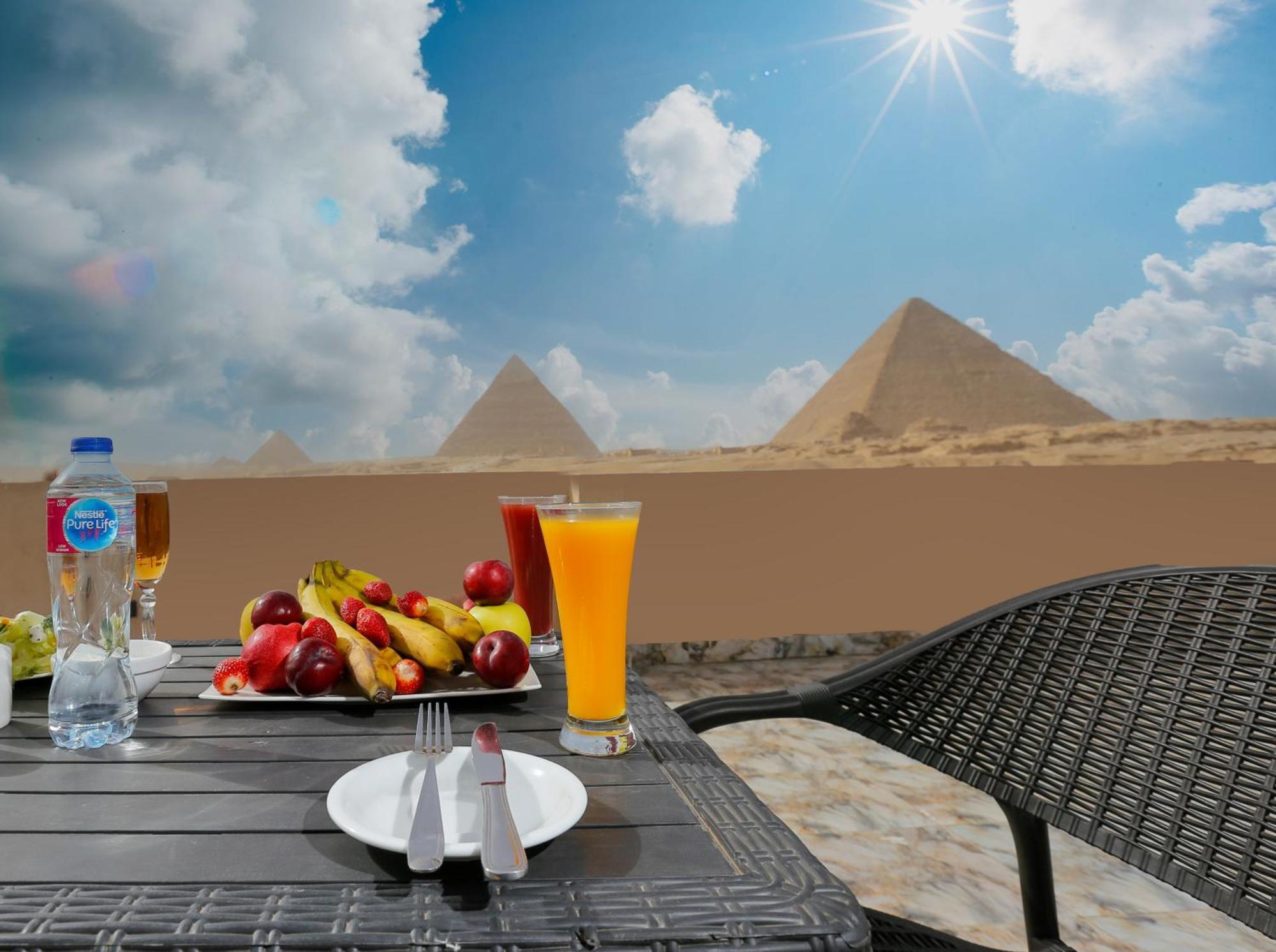 Hotel Steps In Pyramids View Kafret el-Gabal Exterior foto